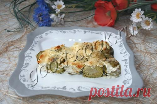 Хорошая кухня - овощи запеченные в сливочном соусе. Кулинарная книга рецептов. Салаты, выпечка.