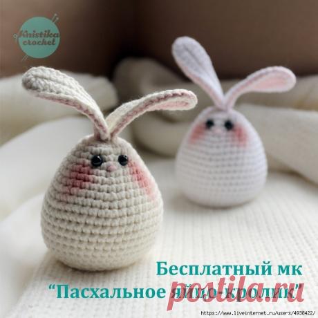 Пасхальное яйцо-кролик.