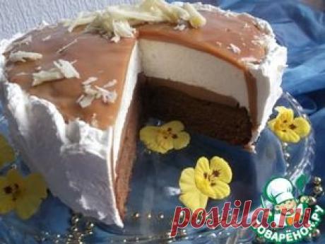 Карамельный торт с ореховой нугой - кулинарный рецепт