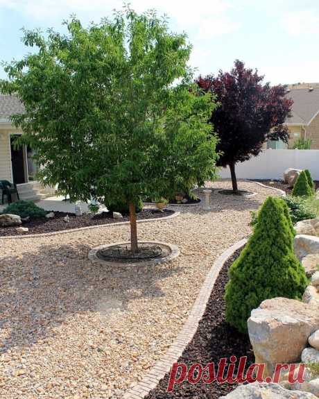 Декоративная отсыпка для садового участка как эффектный прием ландшафтного дизайна