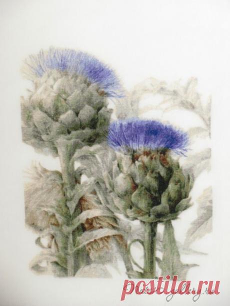 Акварельки на льне - nats10 - хочу!!!