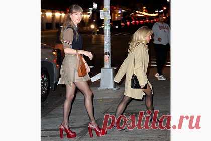 Разница в росте Тейлор Свифт и Сабрины Карпентер на фото рассмешила пользователей сети