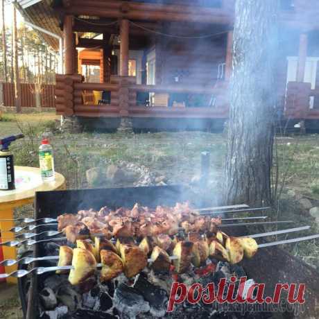 ШАШЛЫК ИЗ КАРТОФЕЛЯ и как сделать мясо мягким.