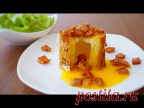 Вкусный и красивый завтрак из 3-х ингредиентов.