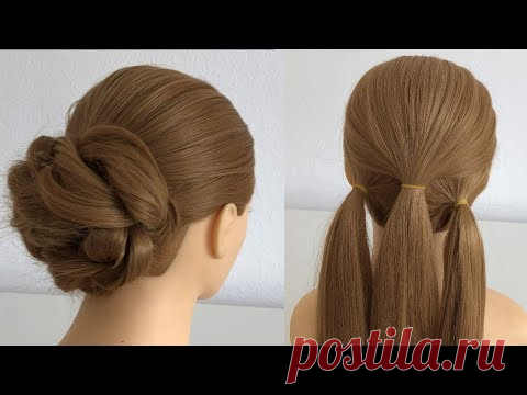 Easy Hairstyle long hair for party or wedding, Hairstyles for girls