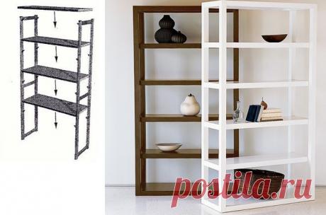 Как сделать деревянный стеллаж своими руками?
