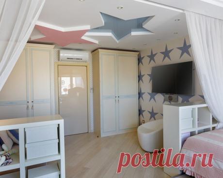 Большая квартира 136 м2 в бежевом + планировка | RoomIdea