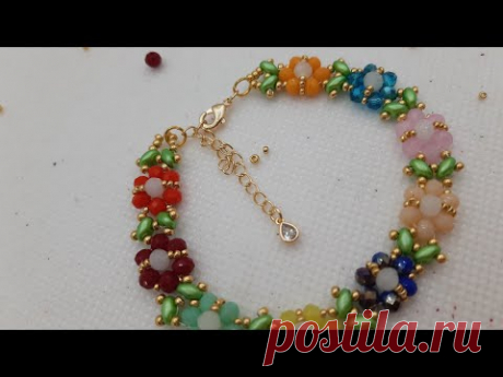 Diy video tutorial #bracciale #cavigliera #colare #collana ,,TRIA,, 🥰🥰 #principianti #rondelle