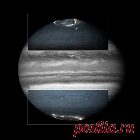Полярные сияния на Юпитере. / Физика невозможного!