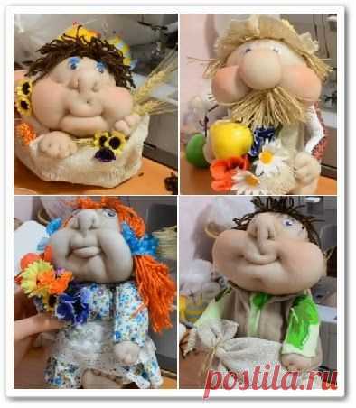 Как сделать домовенка из чулок (видеоурок онлайн)