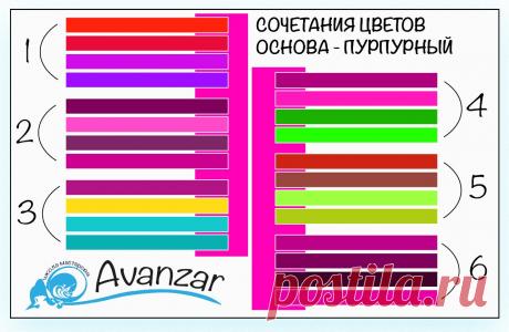 #сочетаниецветов #avanzar #ольгавлар