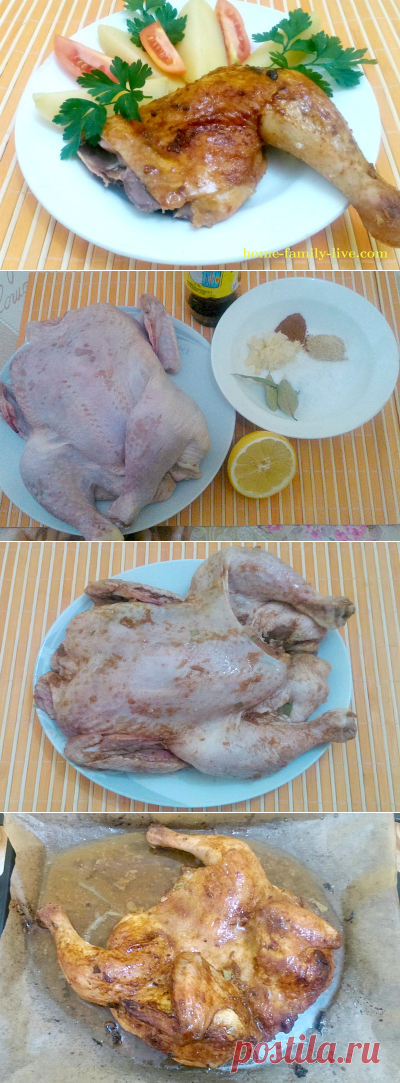 Курица с имбирем, чесноком и соевым соусом/Сайт с пошаговыми рецептами с фото для тех кто любит готовить