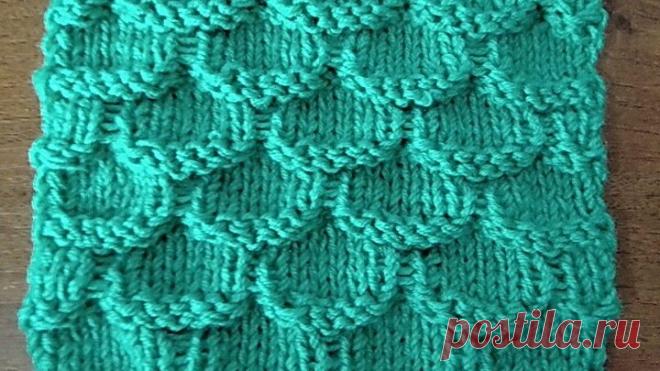 ЧЕШУЙКИ Необычный узор 113, очень просто