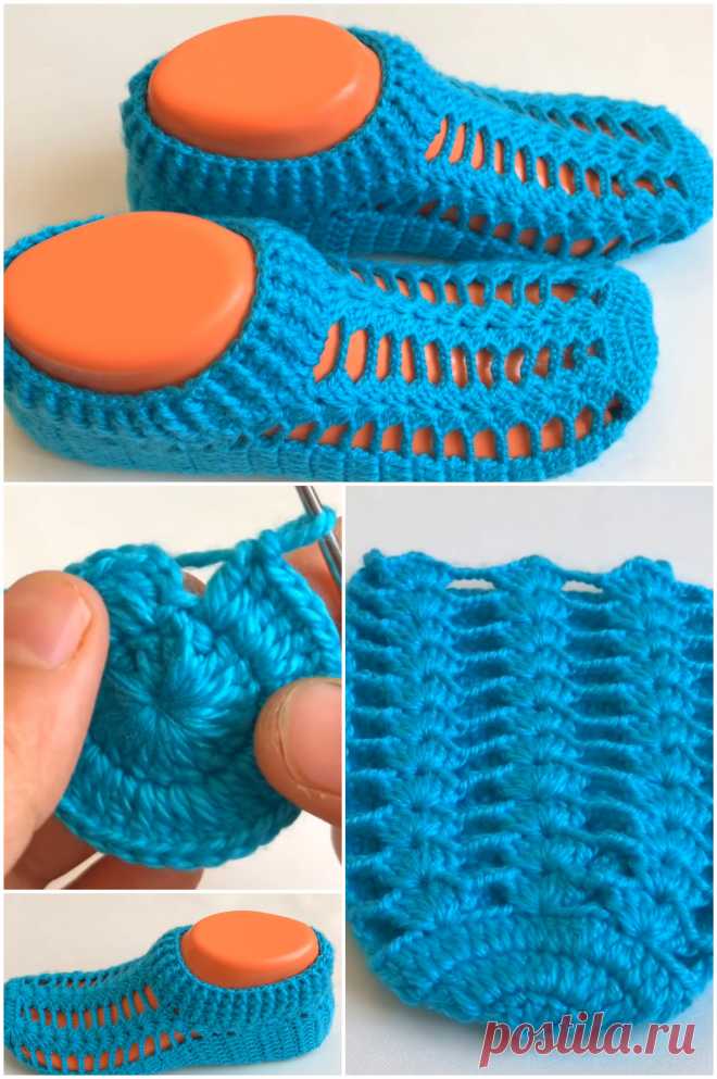 Crochet Lovely Booties For Adults - Crochet Ideas