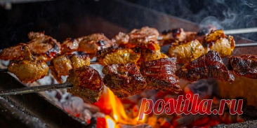 ШАШЛЫК НА ВИНЕ: 9 ЛУЧШИХ РЕЦЕПТОВ ДЛЯ МЯСА, РЫБЫ, ПТИЦЫ, МОРЕПРОДУКТОВ, ОВОЩЕЙ