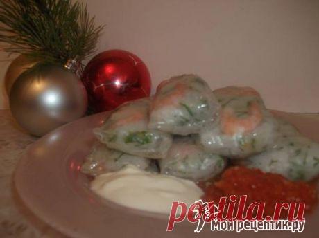 Фото-рецепт: Роллы с креветками.