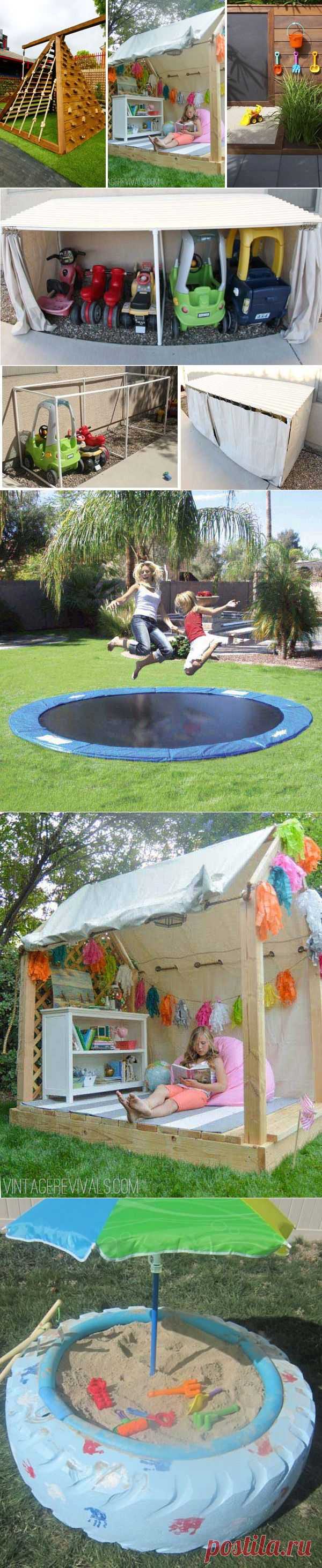 25 Playful DIY Backyard Projects To Surprise Your Kids
