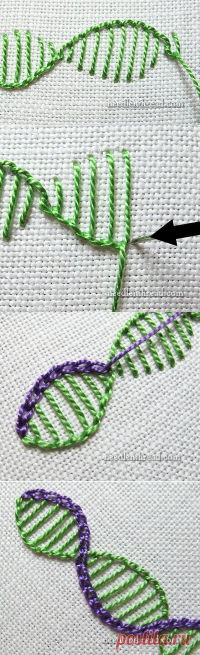 ч.3 Stitch Fun! Buttonhole Chain Stitch Waves – Needle’nThread.com