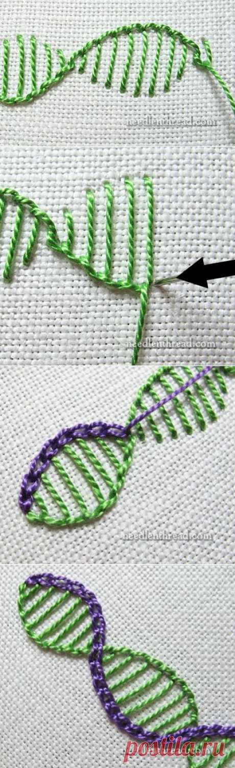 ч.3 Stitch Fun! Buttonhole Chain Stitch Waves – Needle’nThread.com