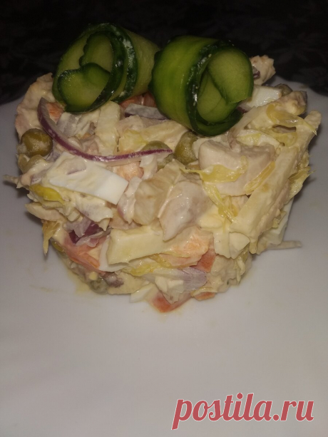 Праздничный салат "Оранжевое море"! Дёшево, просто, но так вкусно! | Экономная куряночка | Яндекс Дзен