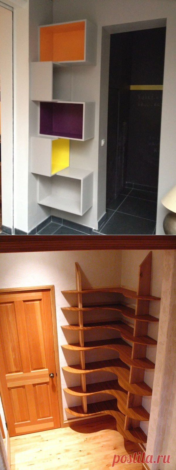 Идеи угловых полок — DIYIdeas