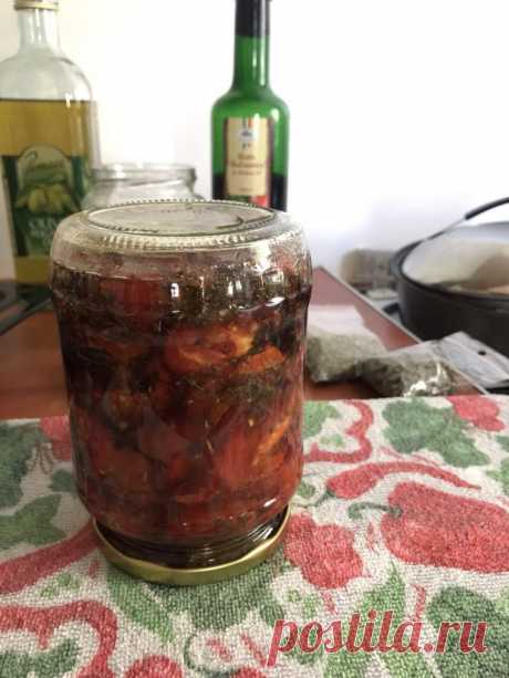 Вяленые помидоры и болгарский перец в оливковом масле - рецепт с фото пошагово
