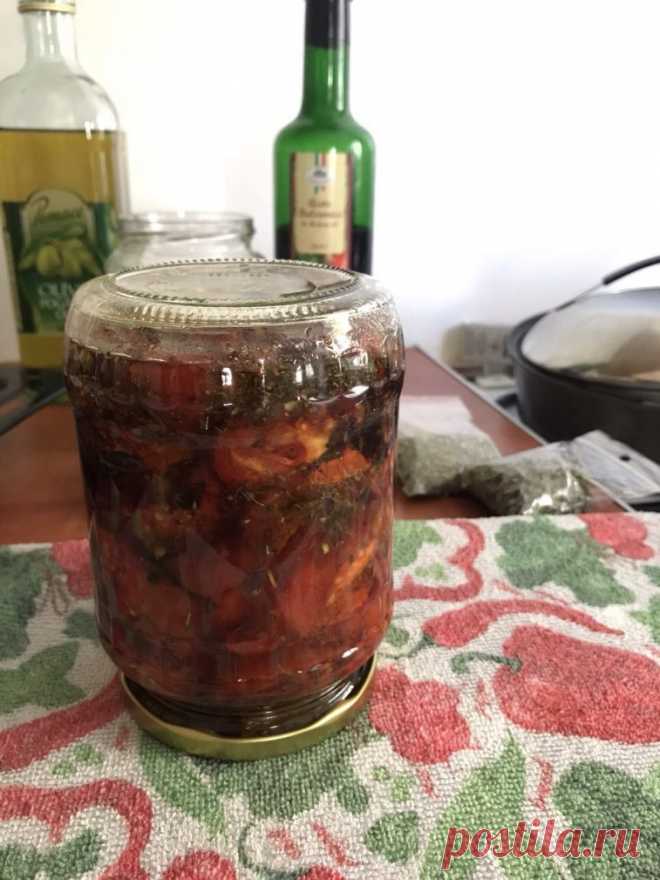 Вяленые помидоры и болгарский перец в оливковом масле - рецепт с фото пошагово