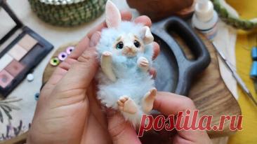 А вы знали, что так можно? Глина+вязание 😳. Интересная техника и талисман будущего 2023 года👌🐰 | Живые вещи | Дзен