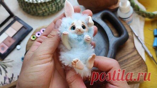 А вы знали, что так можно? Глина+вязание 😳. Интересная техника и талисман будущего 2023 года👌🐰 | Живые вещи | Дзен