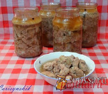 Тушенка из свинины в мультиварке рецепт с фото