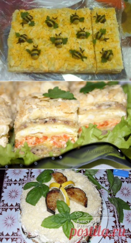 Закусочный торт Наполеон: начинки: много рецептов