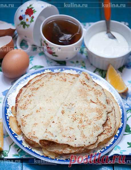 Блины из овсяной каши – рецепт приготовления с фото от Kulina.Ru