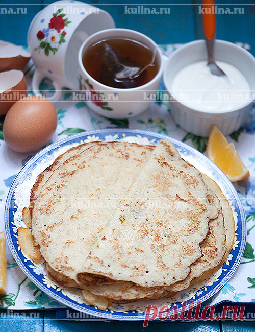 Блины из овсяной каши – рецепт приготовления с фото от Kulina.Ru