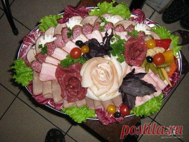 Украшение блюд с нарезками / Удивительная еда!