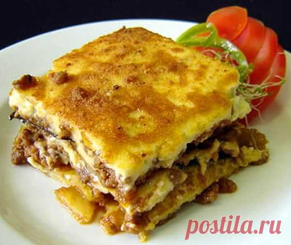 Мусака с кабачками.