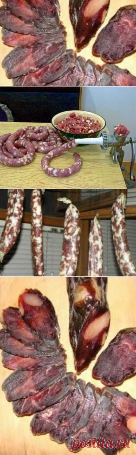 Домашняя вяленая колбаса / Заготовка мяса / TVCook: пошаговые рецепты с фото