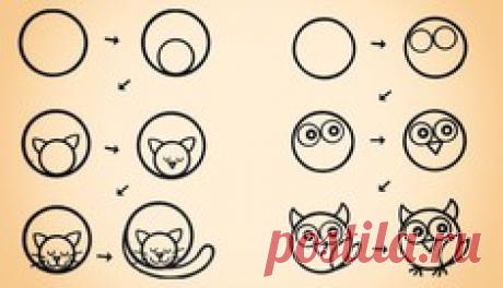 Как научить ребенка рисовать.