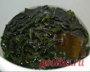 Маска из ламинарии