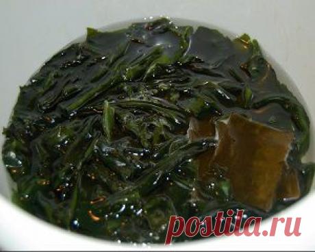 Маска из ламинарии