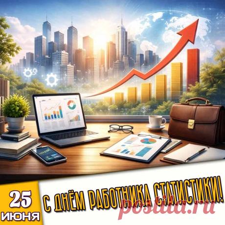 Поздравляем замечательных людей, которые соблюдают и ведут строгий учет, точную статистику и обязательные показатели не только в своей жизни, но и в профессиональной деятельности. Дорогие наши статистики! Открытки на День работников статистики!