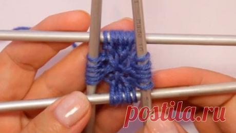 Набор петель от центра - knitting-pro.ru - От азов к мастерству