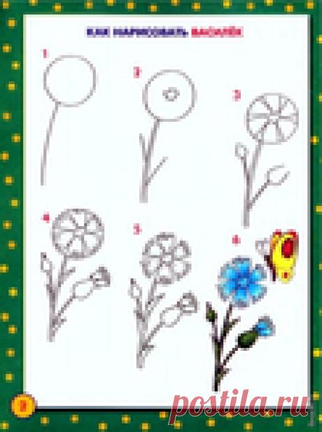 Школа рисования для малышей - очень хорошее пособие детям