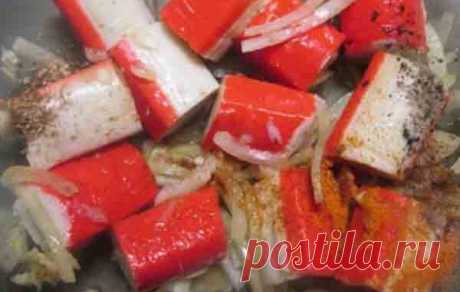 Крабовые палочки в маринаде - Кулинарные рецепты 