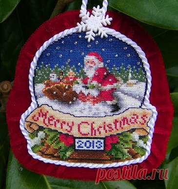 Up On The Roof Top This ornament is number 4 in a series of six ornaments called 