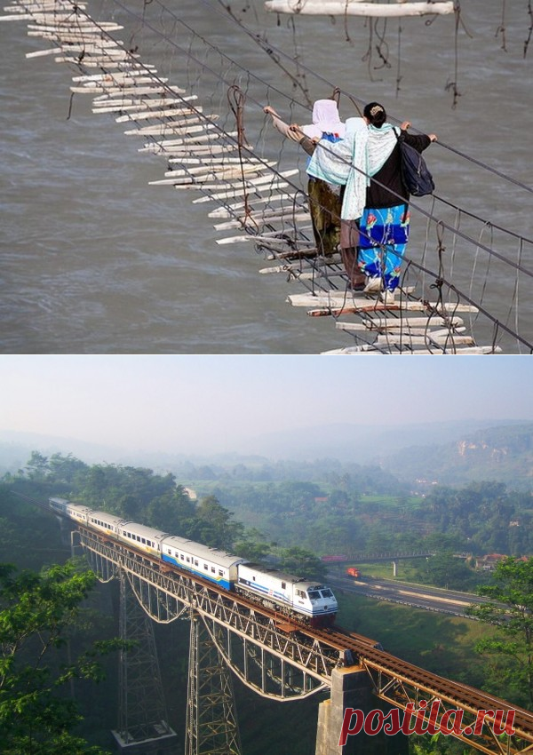 Самые опасные мосты мира. Топ-15- Интересные факты
