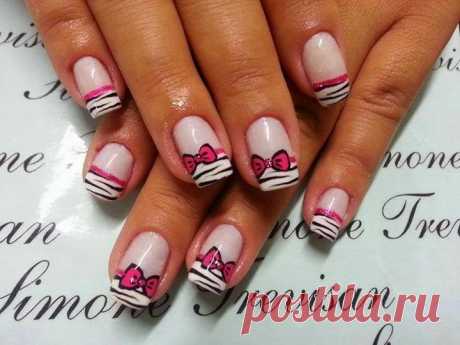 Маникюр с узором зебра: 24 идеи и фото анималистического nail-art