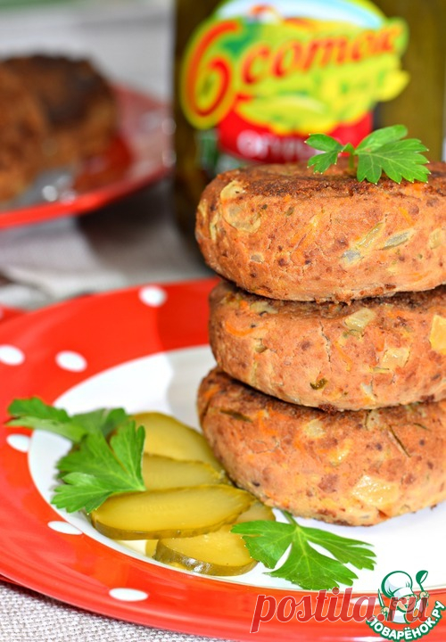 Биточки из картофеля и куриной печени - кулинарный рецепт