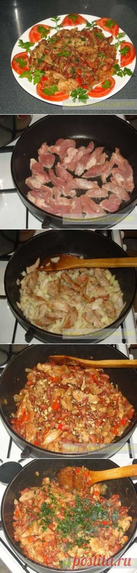 Лобио из красной фасоли