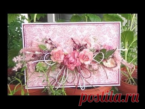 Мастер-класс по открытке с горизонтальной композицией