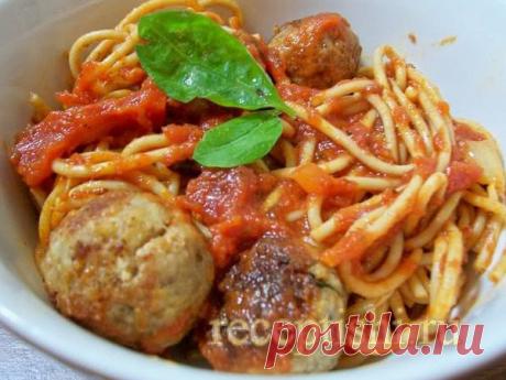 Фрикадельки из курицы в томатном соусе | Кулинарные рецепты с фото на Рецептыши.ру